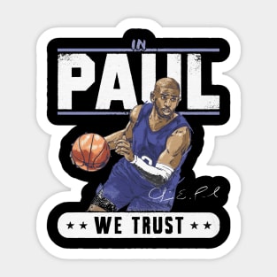 Chris Paul Golden State Trust Sticker